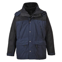 Portwest Mens Orkney 3 in 1 Breathable Jacket - L, Navy/Black