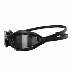 Speedo Unisex Adult Hydropulse Smoke Swimming Goggles - One Size, Black/White/Smoke