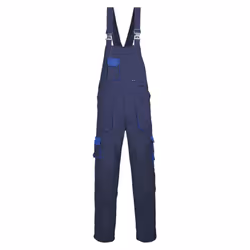 Portwest Mens Texo Contrast Bib And Brace Overall - 4XL, Navy