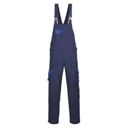 Portwest Mens Texo Contrast Bib And Brace Overall - 4XL, Navy