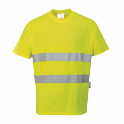 Portwest Mens Hi-Vis Comfort T-Shirt - XXL, Yellow