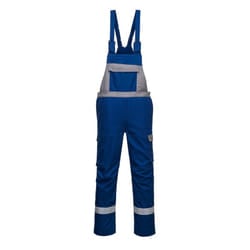 Portwest Mens Bizflame Ultra Two Tone Bib And Brace Trouser - XXL R, Royal Blue