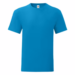 Fruit Of The Loom Mens Iconic T-Shirt - L, Azure