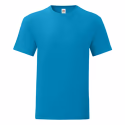 Fruit Of The Loom Mens Iconic T-Shirt - S, Azure