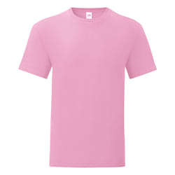 Fruit Of The Loom Mens Iconic T-Shirt - S, Powder Rose
