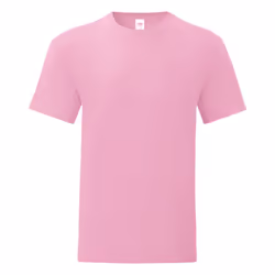 Fruit Of The Loom Mens Iconic T-Shirt - 2XL, Powder Rose