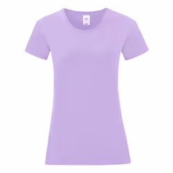 Fruit Of The Loom Womens/Ladies Iconic T-Shirt - L, Soft Lavender