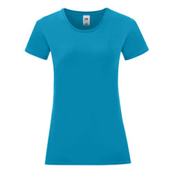 Fruit Of The Loom Womens/Ladies Iconic T-Shirt - XL, Azure