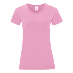 Fruit Of The Loom Womens/Ladies Iconic T-Shirt - S, Powder Rose