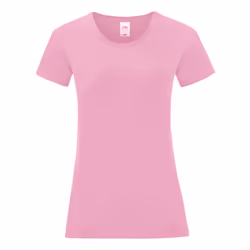Fruit Of The Loom Womens/Ladies Iconic T-Shirt - 2XL, Powder Rose