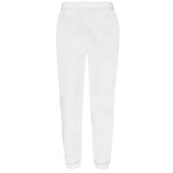 Fruit of the Loom Mens Classic Elasticated Hem Jogging Bottoms - 3XL, White