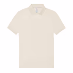 B&C Mens My Polo Shirt - L, Off White