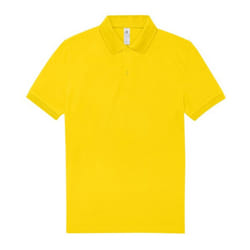 B&C Mens My Polo Shirt - S, Mellow Yellow