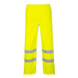 Portwest Mens Hi-Vis Breathable Rain Trousers - L R, Yellow