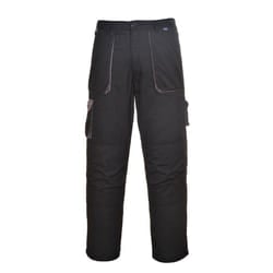 Portwest Mens Texo Lined Contrast Trousers - XXL, Black