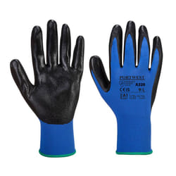 Portwest Unisex Adult A320 Dexti Grip Gloves - S, Blue