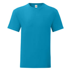 Fruit Of The Loom Mens Iconic T-Shirt - XXL, Azure