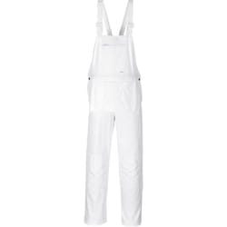 Portwest Mens Bolton Bib And Brace Trouser - 4XL R, White