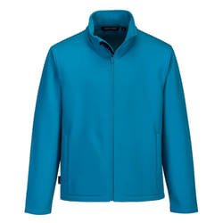 Portwest Mens Soft Shell Jacket - S, Aqua
