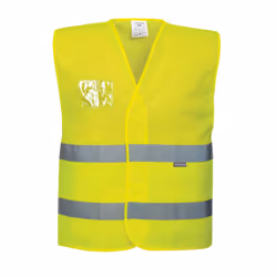 Portwest Mens C494 Hi-Vis Vest - S-M, Yellow