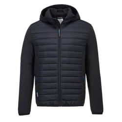 Portwest Mens KX3 Baffled Hybrid Jacket - L, Grey Marl