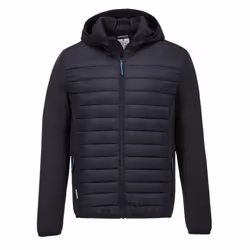 Portwest Mens KX3 Baffled Hybrid Jacket - XL, Grey Marl