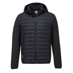 Portwest Mens KX3 Baffled Hybrid Jacket - XXL, Grey Marl