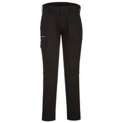 Portwest Mens KX3 Cargo Trousers - 30R, Black
