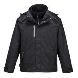 Portwest Mens Radial 3 in 1 Jacket - L, Black