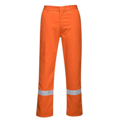 Portwest Mens Iona Bizweld Fire Resistant Work Trousers - 3XL R, Orange