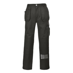 Portwest Mens Slate Holster Pocket Work Trousers - XXL T, Black