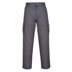 Portwest Mens Combat Trousers - 34R, Grey