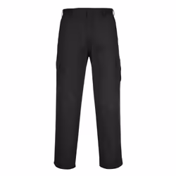 Portwest Mens Combat Trousers - 34R, Black