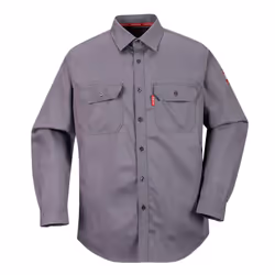 Portwest Mens Bizflame Shirt - M, Grey