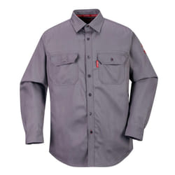 Portwest Mens Bizflame Shirt - M, Grey