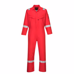 Portwest Unisex Adult Araflame Overalls - 40R, Red