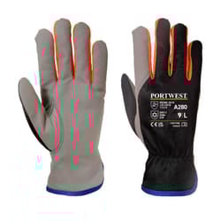 Portwest Unisex Adult A280 Winter Gloves - M, Black/Orange