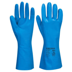 Portwest Unisex Adult Nitrile Food Industry Gauntlet - XXL, Blue