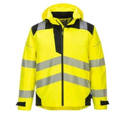 Portwest Mens PW3 Extreme Hi-Vis Waterproof Jacket - XXL, Yellow/Black