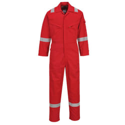 Portwest Unisex Adult Flame Resistant Anti-Static Overalls - L, Red