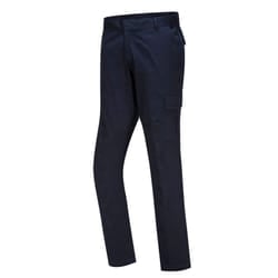 Portwest Mens Combat Stretch Slim Combat Trousers - 32S, Dark Navy