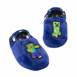 Minecraft Childrens/Kids Zombie Vs Creeper Slippers