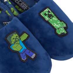 Minecraft Childrens/Kids Zombie Vs Creeper Slippers