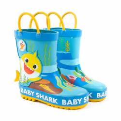 Baby Shark Childrens/Kids Garden Wellies - 5 UK Child, Blue/Yellow