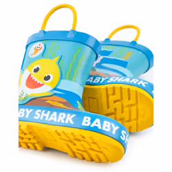 Baby Shark Childrens/Kids Garden Wellies - 5 UK Child, Blue/Yellow