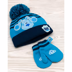 Blue's Clues & You! Childrens/Kids Knitted Winter Hat And Gloves Set