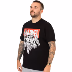 Marvel Mens Superhero Pyjama Set - XL, Black/Grey