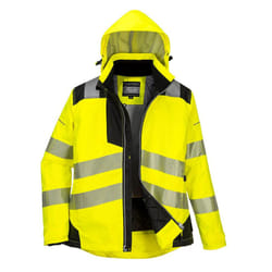 Portwest Womens/Ladies PW3 Hi-Vis Jacket - S, Yellow/Black
