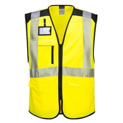 Portwest Mens PW3 Hi-Vis Vest - XXL, Yellow/Black