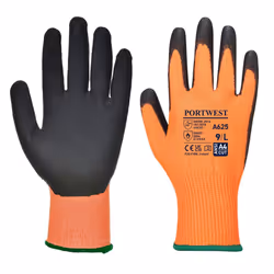 Portwest Unisex Adult A625 Vis Tex Cut Resistant Gloves - S, Orange/Black